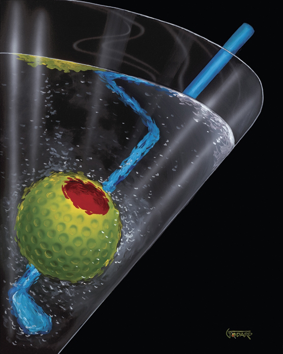 Michael Godard Golf Martini (AP)
